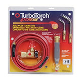 0386-0335 Victor TurboTorch Extreme X-3B Acetylene Air/Fuel B Torch Kit, CGA-520 (Includes Regulator, Rear Valve Handle, Hose, (2) Tip And Instruction Manual)