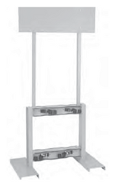 Harris Model G400P 4-Cylinder Process Station Rack