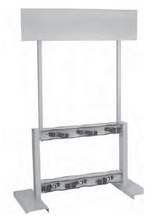 Load image into Gallery viewer, Harris Model G600P 6-Cylinder Process Station Rack