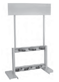 Harris Model G600P 6-Cylinder Process Station Rack