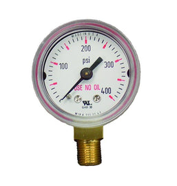 315400 Weldmark Gauge 1-1/2in x 400 LB Brass