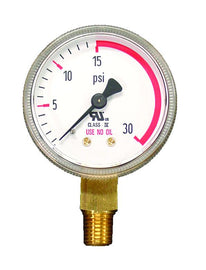 320030 Weldmark Gauge 2in 30LB Red Zone