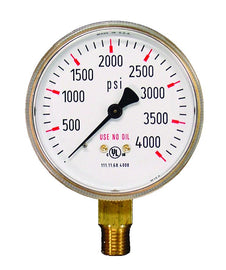 324000 Weldmark Gauge 2in 4000 LB Brass