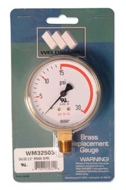 325030 Weldmark Gauge 2-1/2in x 30 LB Red Zone